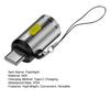 Waterproof Flashlight High Super Bright LED Lumens Small Light Type C Charging Pocket-Sized