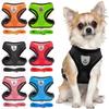 Шлейка без тяги для маленьких собак, кошек, щенков + сетчатый жилет для домашних животных, светоотражающий регулируемый
