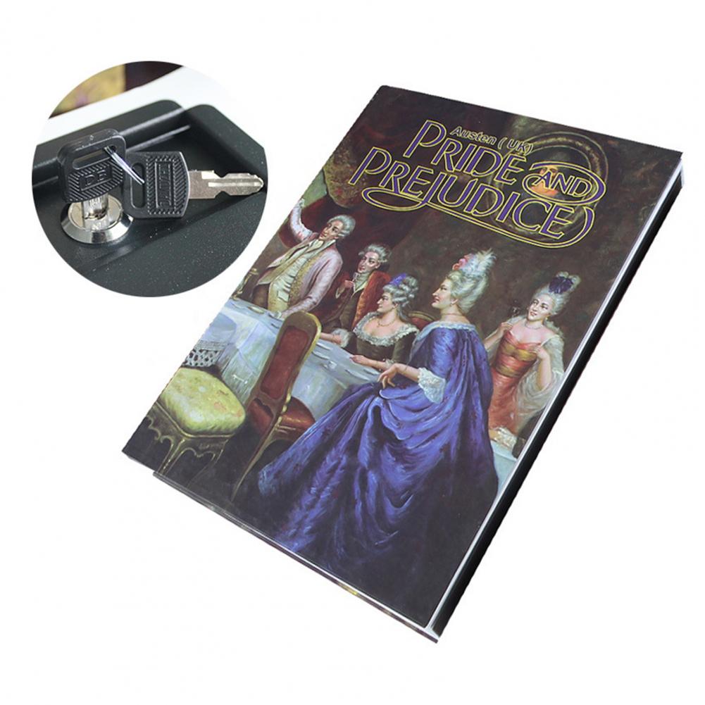 Ящик с паролем Отличный домашний сейф для книг с ключом Тип замка Парольный сейф Портативный депозитный ящик