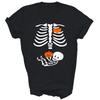 Halloween Skeleton Baby Maternity Pregnant Pumpkin Unisex Shirt Gift