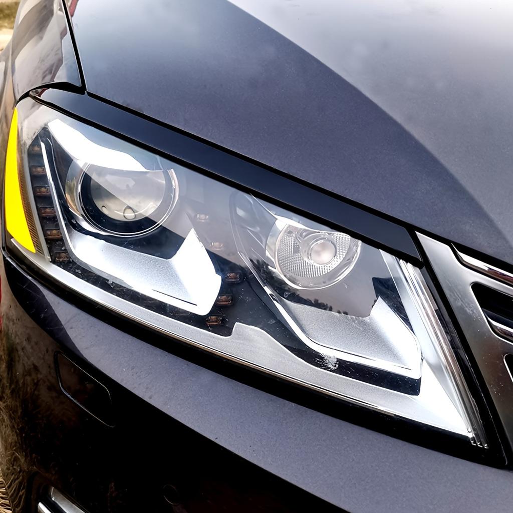 Накладки на фары для VW Passat B7 2010-2014 - ABS, наклейки на фары, аксессуары для отделки автомобиля, улучшение внешнего вида фар.