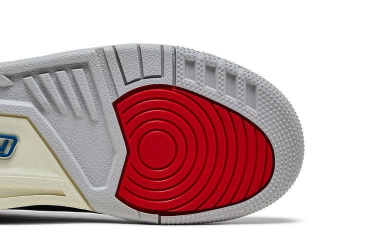 Детские кроссовки Nike Jordan 3 Retro OG Rare Air (GS) Черный/чилийский красный/нейтральный серый/милитари-синий/кокосовое молоко