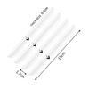 4PCS Car Door Transparent Anti collision Protector Bar Stickers For Renault Megane 2 3 4 Twingo Clio Talisman Captur Trafic Kwid R444