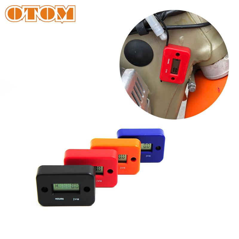 OTOM Motorcycle Engine Hourmeter Universal Inductive Digital Waterproof Gauge LCD Display For CRF YAYO KXL RMZ KTM EXC YZF Parts