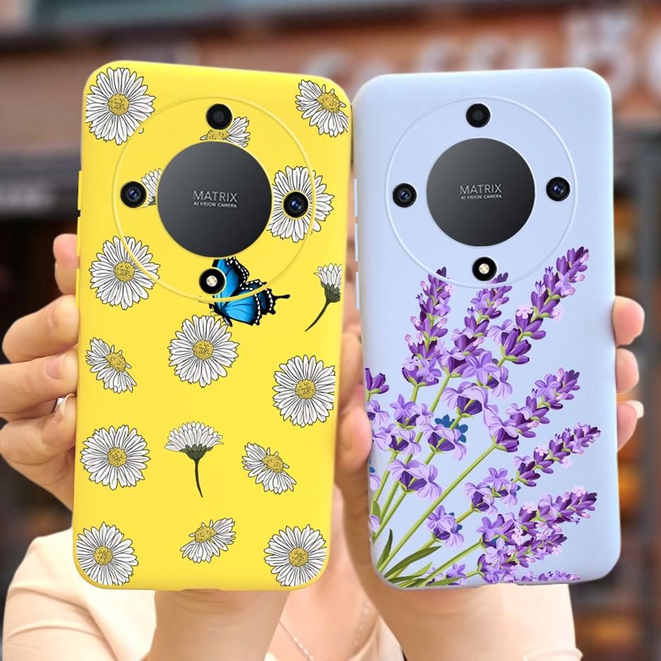 For Honor Magic6 Lite Case Magic 5 Lite Stylish Painted Cover Soft Silicone Phone Case For Honor Magic5 Lite Magic 6 Lite Bumper
