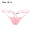 Underwear Low Waist Underpants T-back G-string Lace Flowers Sexy Panties Women Erotic Lingerie