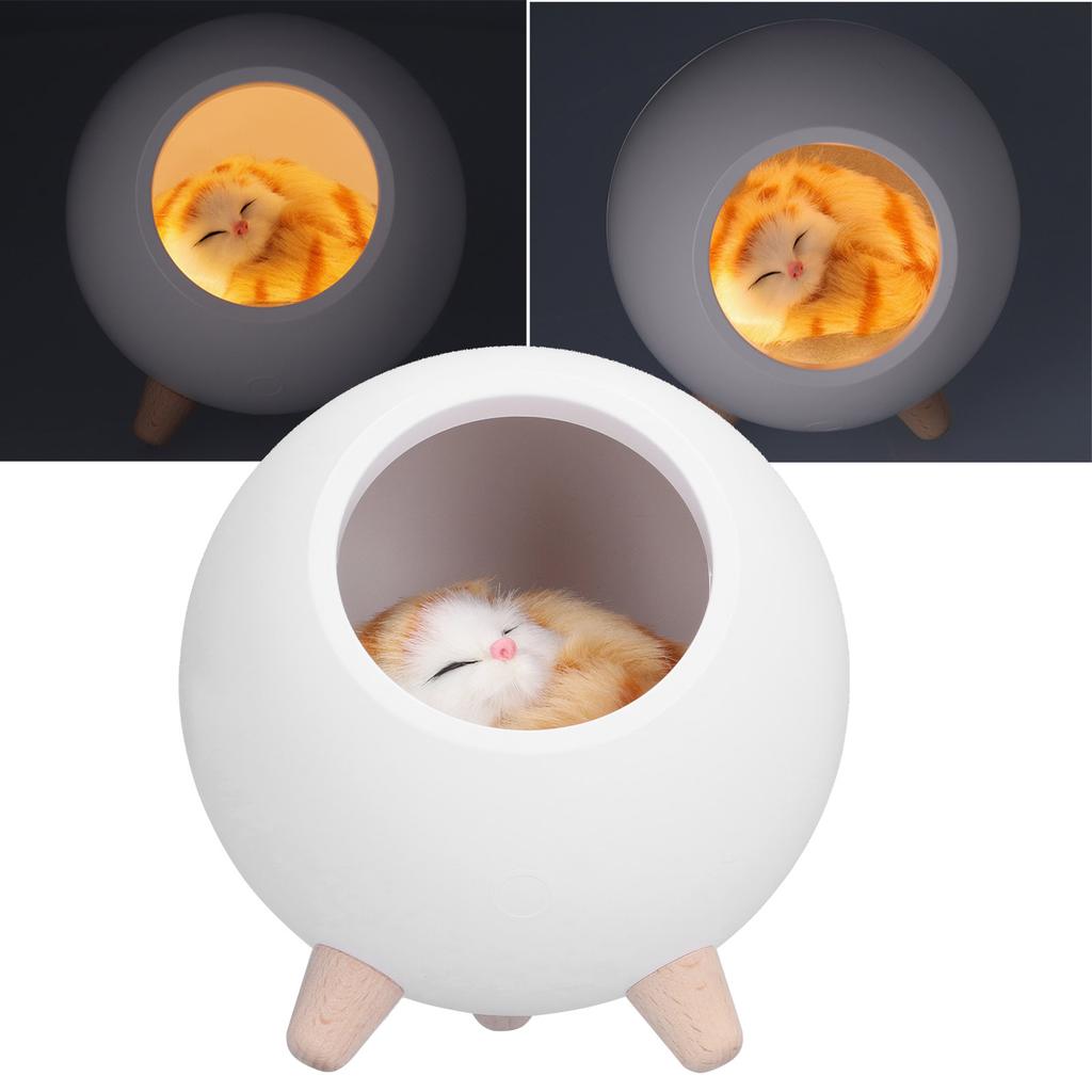 USB Lamp Children Girls Bedroom Bedside Cartoon LED Sping Night Light Warm Light
