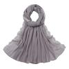 Anti-fade Soft Beautiful Stylish Summer Solid Color Ultra-thin Chiffon Scarf Turban