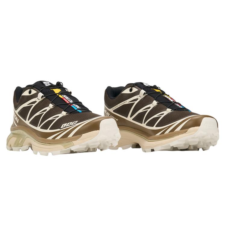 SALOMON XT 6 Низкие Повседневные Беговые Кроссовки Унисекс Цвет Марс Браун