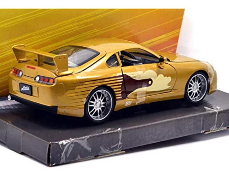 Jada TOYS SCALE FAST И THE Jada TOYS масштаб и домкраты Toyota 124 "THE FURIOUS" 124 "Fast Furious" "Slap Supra"