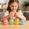 Slow Rebound Toy Glitter Squeeze Soft Elastic Pinching Feeling Cute Animal Decompression Tool for Kids Portable Stress Reliever Sensory Ball