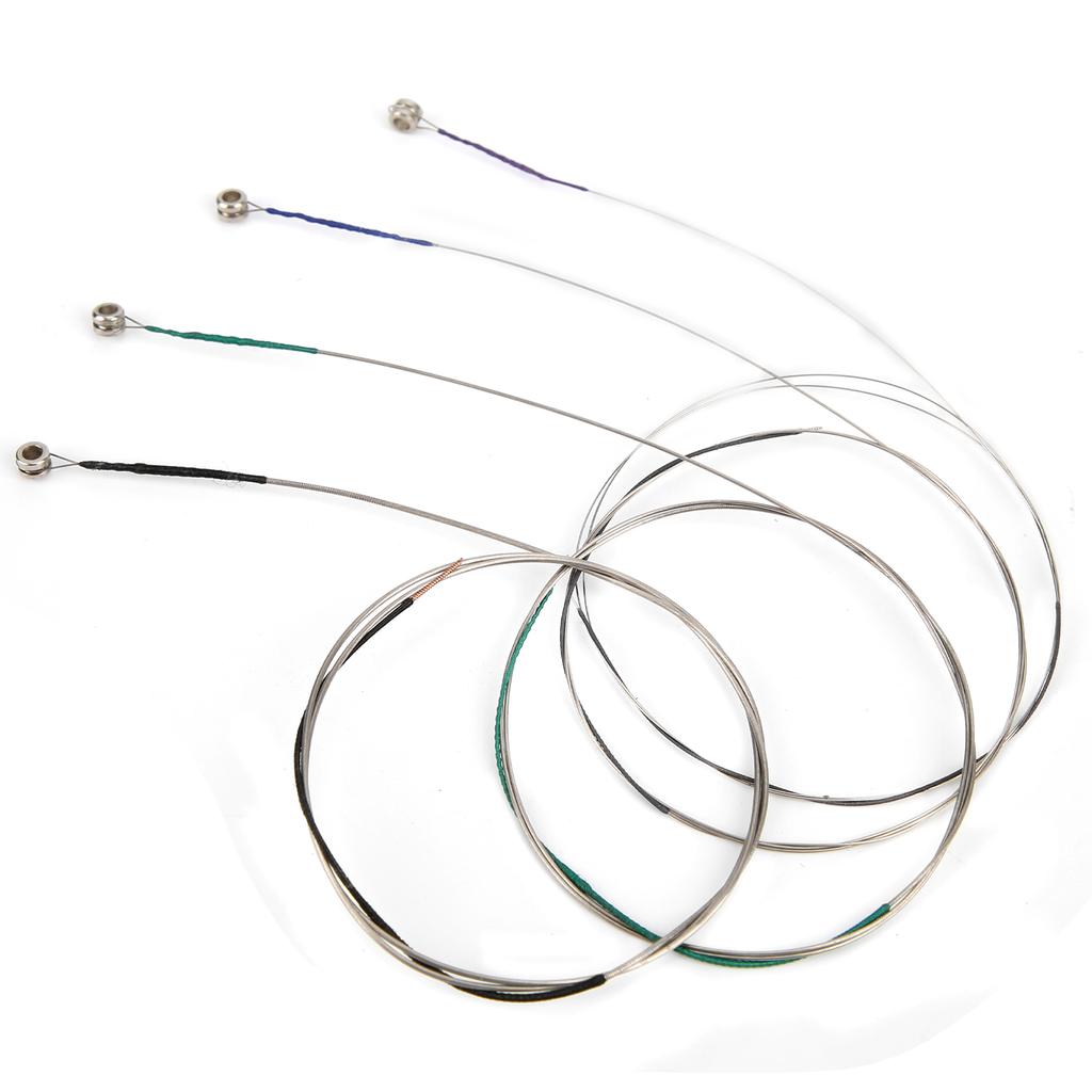 Strings Set 4pcs Violin Nickelchromium Wound Coppernickel Winding Hexagonal Steel Core