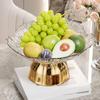 Base Tray Food Snack Storage Elegant Holder Fruit Basket for Office Birthday Kitchen Salon
