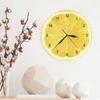 1 шт. Настенные часы с лимоном, художественный декор для дома, гостиной и офиса, декорированные часы для гостиной, праздничное украшение, идеальные подарки
