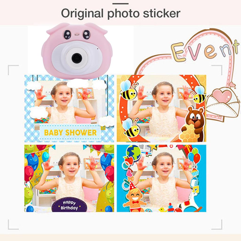 Children s Digital Camera, 8MP HD Kids Camera, 1080P Video Recorder, 2.0 Screen, 4X Zoom, Time-Lapse, and Fun Stickers for Photography
