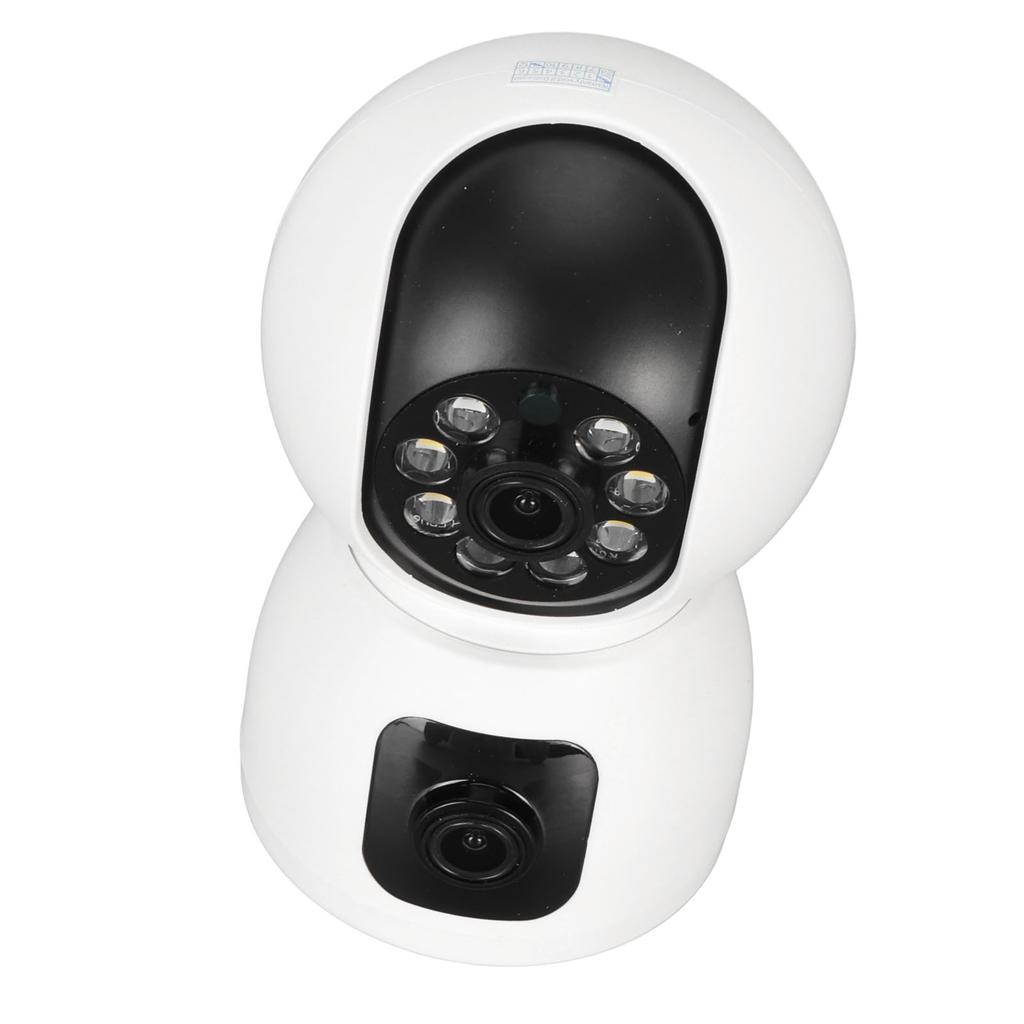 Indoor Camera Dual Lens 2K Full HD Night Vision Two Way Audio Motion Detection Indoor Security