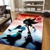 Shadow The Hedgehog Art Print Decoration,Carpet,Living Room,Bedroom, Non-slip,Square Rug