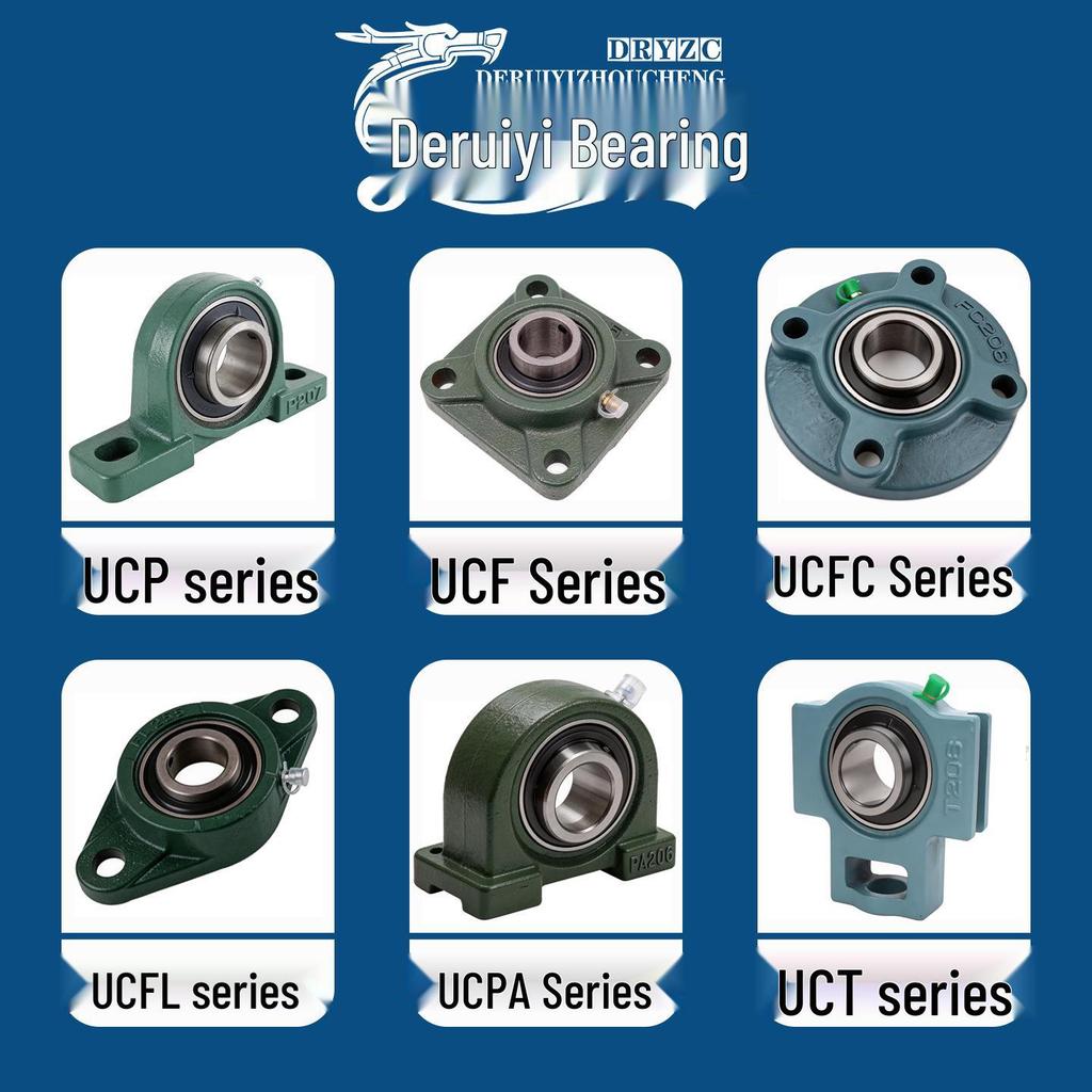 UCPH Series Spherical Roller Bearing for Agricultural, Conveyor, Textile, Construction, and Mining Machinery.