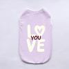 Soft Cotton Pet Sleeveless Vest Solid‑Color Breathable Cat Shirts Comfortable Wear‑Resistant Home Clothes