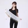 Comfortable Fringes Hip Scarf Sequins Waist Chain Stylish Belt Waist Skirt  Yoga-Friendly