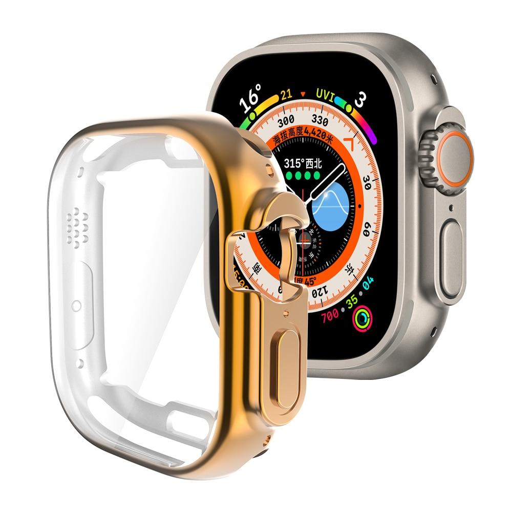 Для Apple Watch Series 8 Ultra/Pro 49 мм чехол для часов в комплекте Мягкая защитная пленка из ТПУ для iWatch 7 41/45 мм