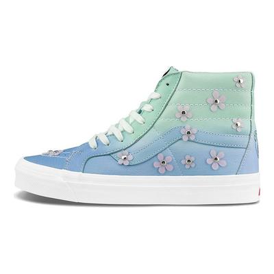 Sandy Liang x Sk8-Hi 38 DX Sandy Cheeks Унисекс Кроссовки Сине-зеленый VN0A38GF9ZM