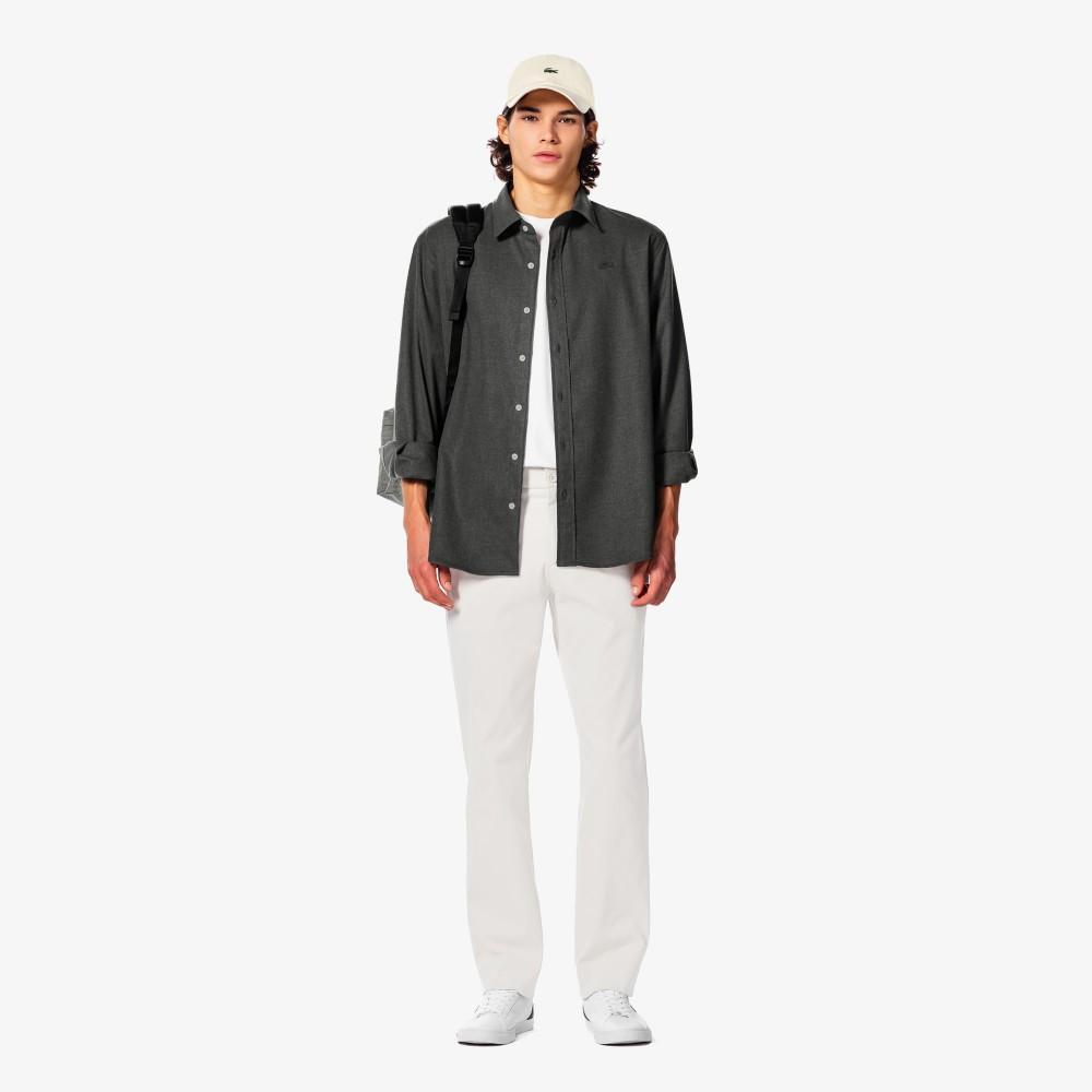 [lacoste] Men's Flannel Solid Shirt CH801E-55N050