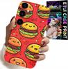 Etui Do Samsung Galaxy A05S - Słodkie Uśmiechnięte Burgery Pokrowiec
