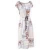 Stylish Silk Statement: Fashionable Oversized Silk Dress for Women, Long and Comfortable Mom's Knee-Length Silk Outfit