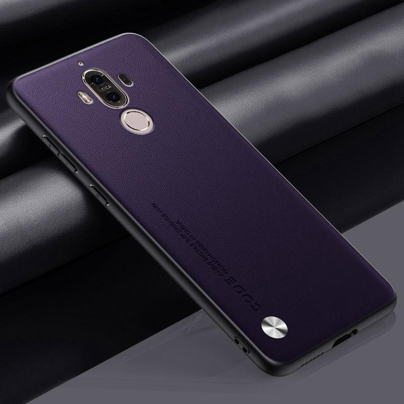 Роскошный чехол из искусственной кожи для Huawei Mate 9 Pro Mate9 Задняя крышка Силиконовый чехол для телефона с полной защитой для Huawei Mate 10 Pro Mate10