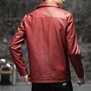 Мужская куртка из ПУ-кожи с воротником-стойкой - Мягкое, универсальное, легкое пальто в стиле business casual для осени и зимы