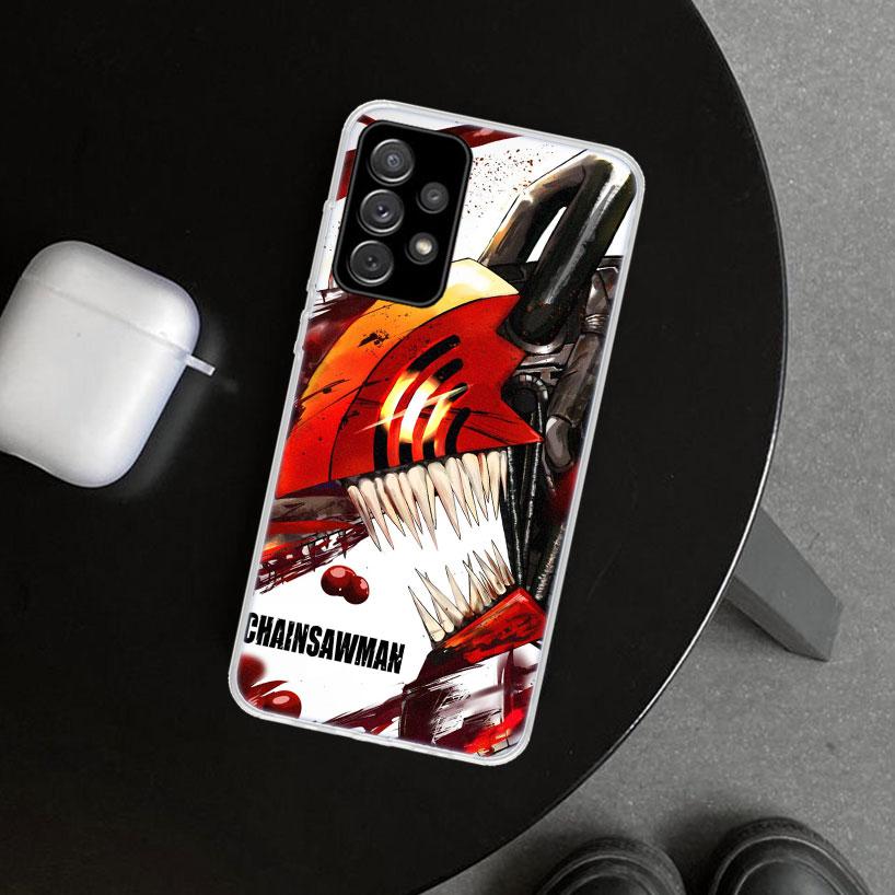 Чехол для телефона Chainsaw Man Denji для Samsung Galaxy A12 A22 A32 A52 A72 A02S A51 A50S A31 A20S A10S Note 20 Ultra 10 Plus Ga