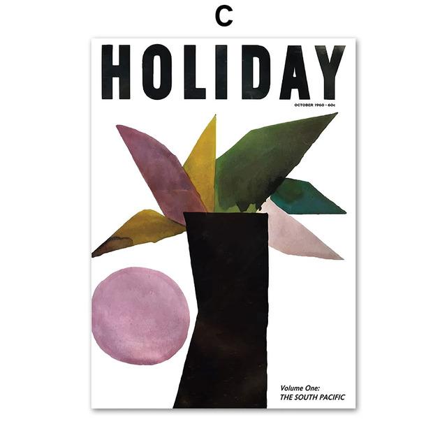 Bauhaus Herman Miller Woodstock Парусный тур Калифорния Холст Фреска Скандинавская тема Плакат Печать Живопись Украшение гостиной