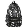 Large Capacity Graffiti Print School Bag Student Backpack Women Men Travel Backpack