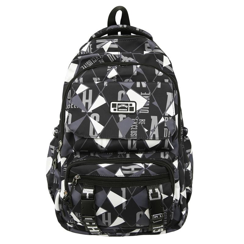 Large Capacity Graffiti Print School Bag Student Backpack Women Men Travel Backpack