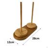 Держатель для клубков пряжи, шерстяной многоразовый деревянный вращающийся аксессуар для вязания крючком, диспенсер для веревок