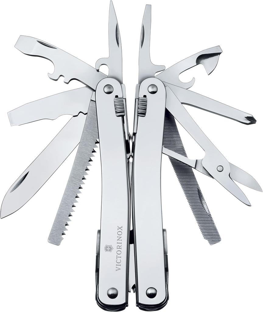 VictorinoX Swisstool Spirit Multi Functional Knife With Nylon Case Pliers 4 X