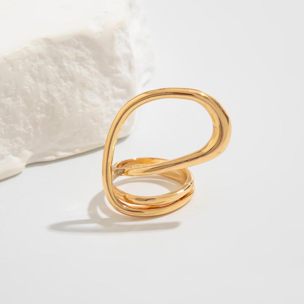 Европейский и американский комплект браслетов из нерегулярного полого сплава