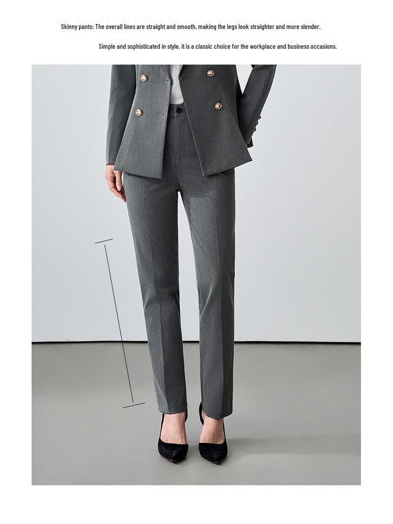 Женский профессиональный костюм класса люкс для администраторов, учителей и сотрудников салонов - Приталенный и модный