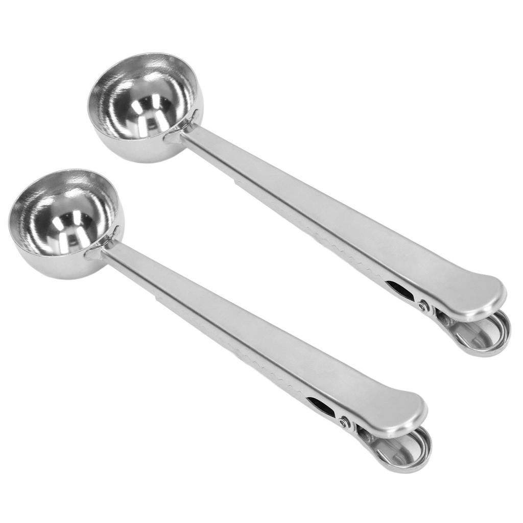 2 шт. Кофейная ложка-зажим, матовый внешний вид, тонкая работа, классический современный пищевой материал, кофе