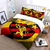 Lion Shield Pattern Bedding Set Bedding Duvet Cover Set Duvet Cover Pillowcases  (1 * Duvet Cover 2 * Pillowcases, without duvet insert)