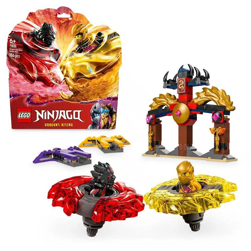 LEGO 71826 Набор для сборки «Битва Спинжитцу Дракона»