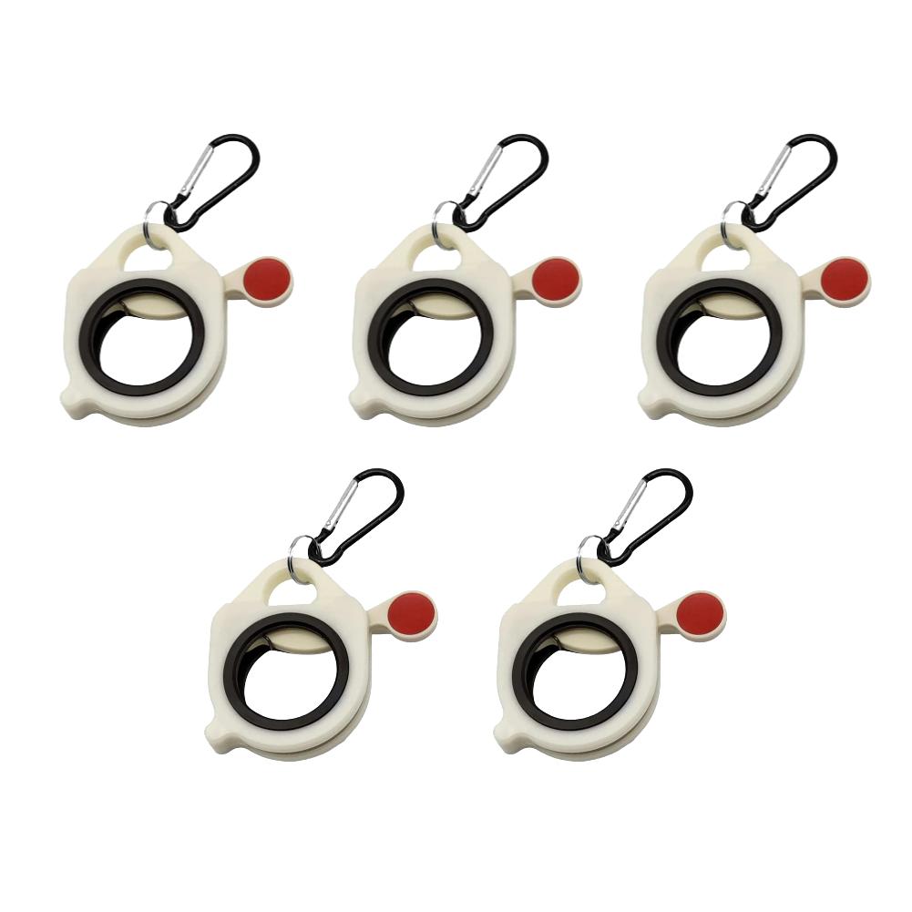 10-1PC Fluorescent Cable Tie Organizer Tools Reusable Zip Tie Holder Portable Electrical Wire Ties Clip Cable Tie Storage Tools