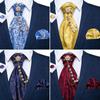 Vintage Paisley Wedding Formal Cravat Ascot Scrunch Self Gentleman Polyester Silk Casual Scarf Tie with Brooch Pin