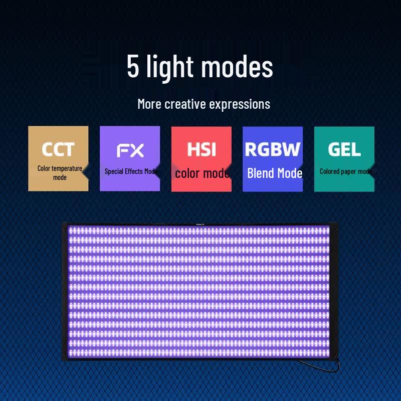 NANLITE PavoSlim 360C RGB Full-Color LED Panel Light