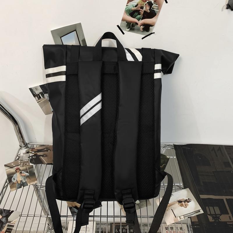 Полосатый лоскутный рюкзак Roll Up для мужчин, для занятий фитнесом и спортом, для школьников и студентов