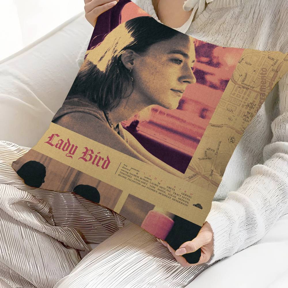 Lady Bird Movie 45*45Cm Cushion Cover Pillow Cover Decor Pillowcase Home Pillowcase For Couch Pillow