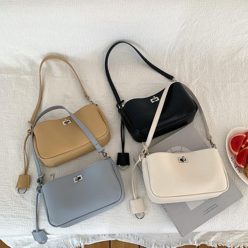 Портативная женская сумка через плечо новая простая нишевая сумка под мышку женская высококлассная модная модель маленькая квадратная сумка