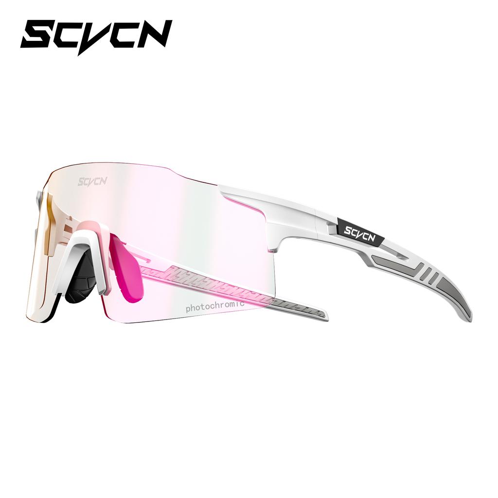 SCVCN Новые Фотохромные Велосипедные Очки Outdoor Дорожные MTB Велосипедные Очки Спортивные Для Бега Туризма Мужские Женские UV400 Очки