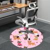 1pc Chihuahua Pattern Chair Carpet for Office, Non-slip, Soft and Durable Office Rug, Perfect for Office yy251227134